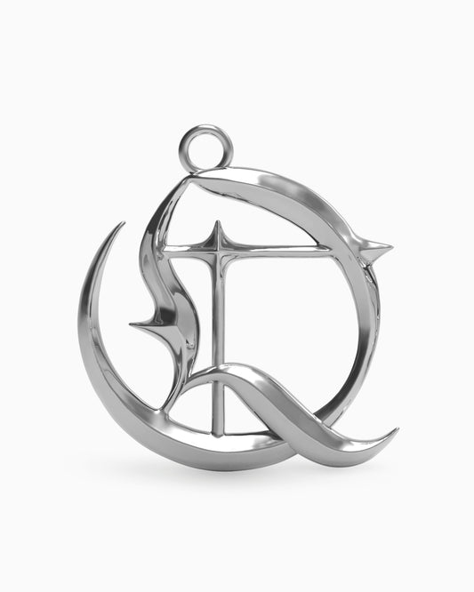 Blackletter Charms - Q-Charms- Silver - - Ask & Embla