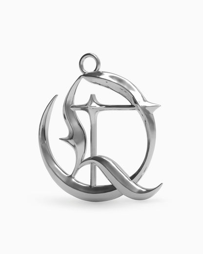 Blackletter Charms - Q-Charms- Silver - - Ask & Embla