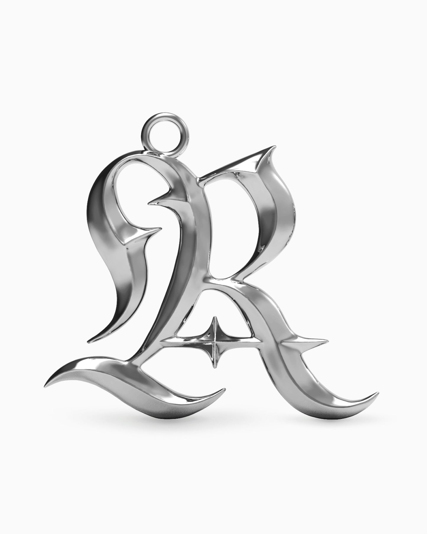 Blackletter Charms - R-Charms- Silver - - Ask & Embla