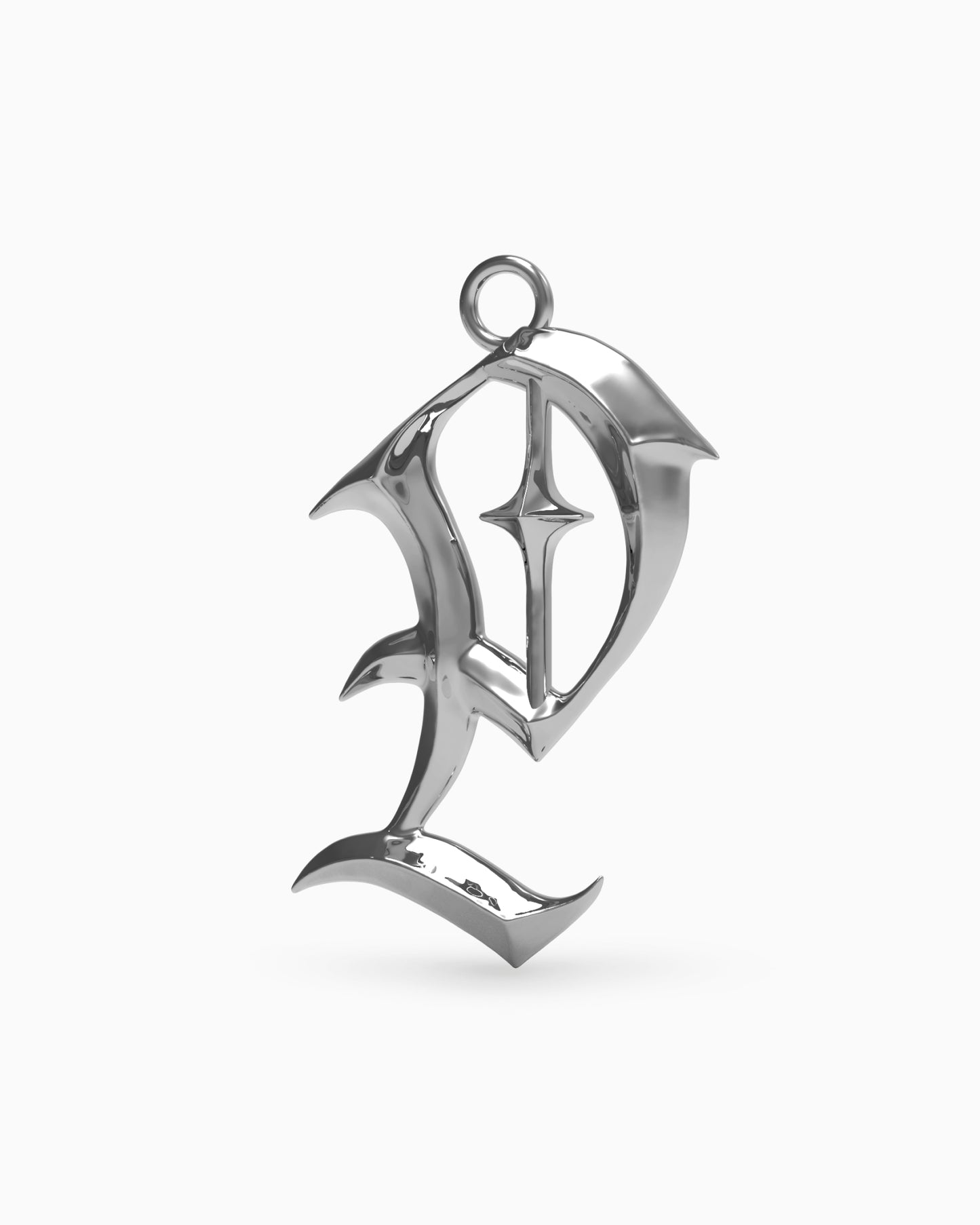 Blackletter Charms - P-Charms- Silver - - Ask & Embla