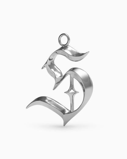 Blackletter Charms - S-Charms- Silver - - Ask & Embla