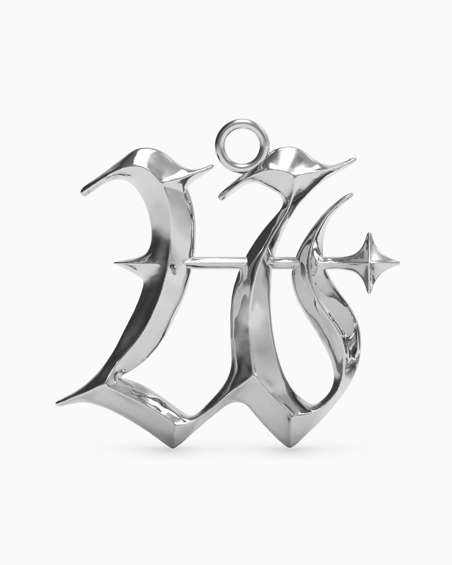 Blackletter Charms - U-Charms- Silver - - Ask & Embla