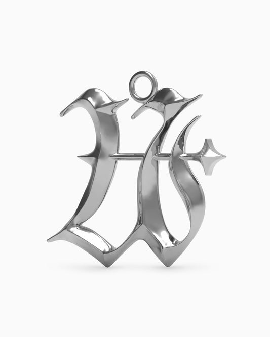 Blackletter Charms - U-Charms- Silver - - Ask & Embla