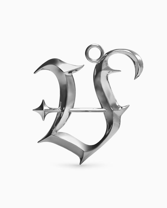 Blackletter Charms - V-Charms- Silver - - Ask & Embla