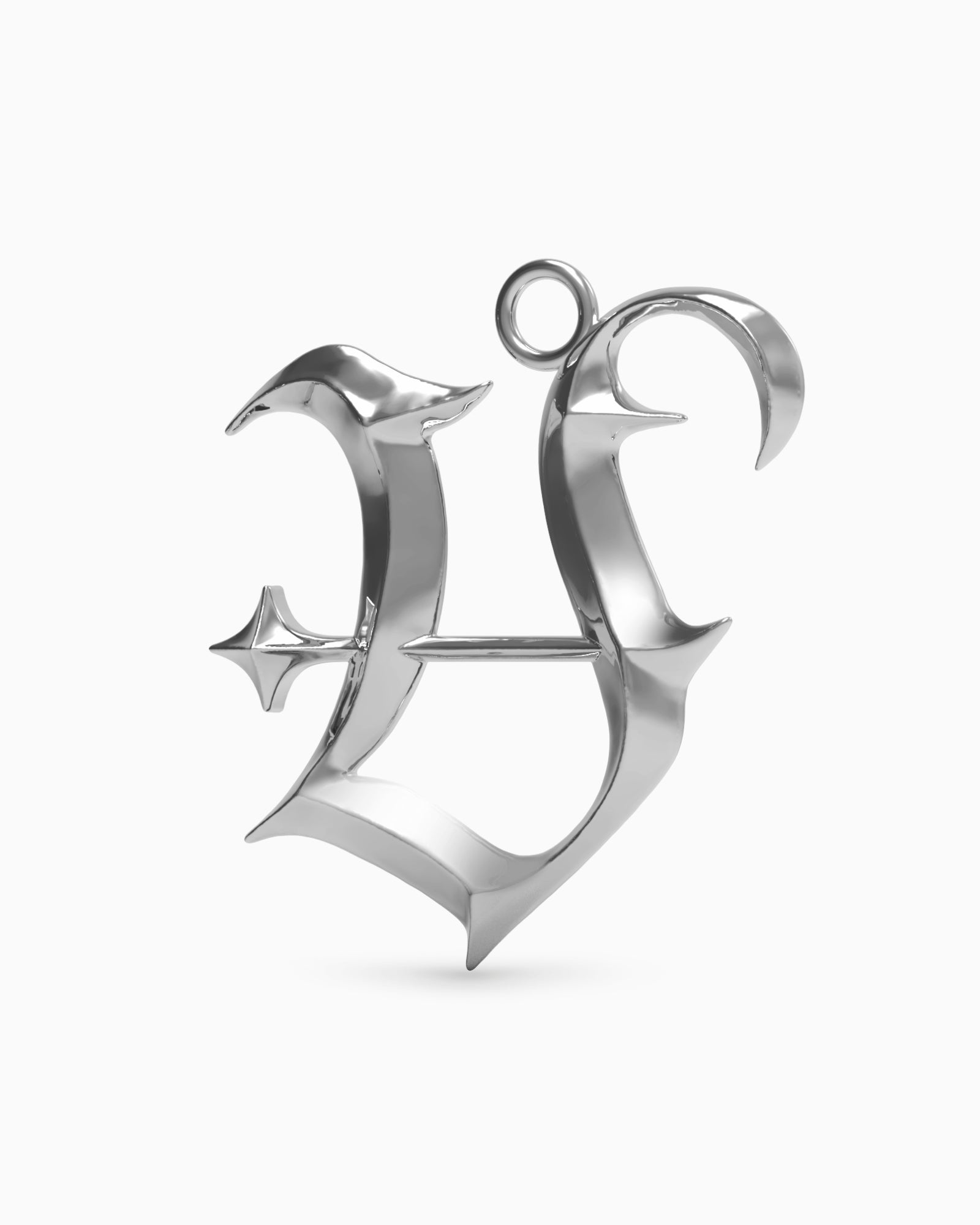 Blackletter Charms - V-Charms- Silver - - Ask & Embla