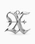 Blackletter Charms - X-Charms- Silver - - Ask & Embla