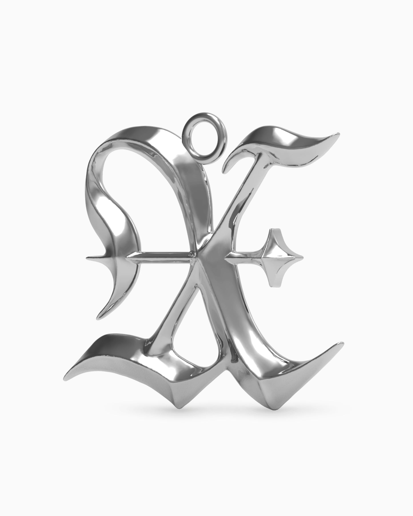 Blackletter Charms - X-Charms- Silver - - Ask & Embla