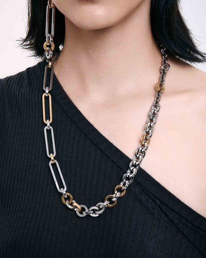 Paradox Necklace-Chain Necklaces- Silver - - Ask & Embla