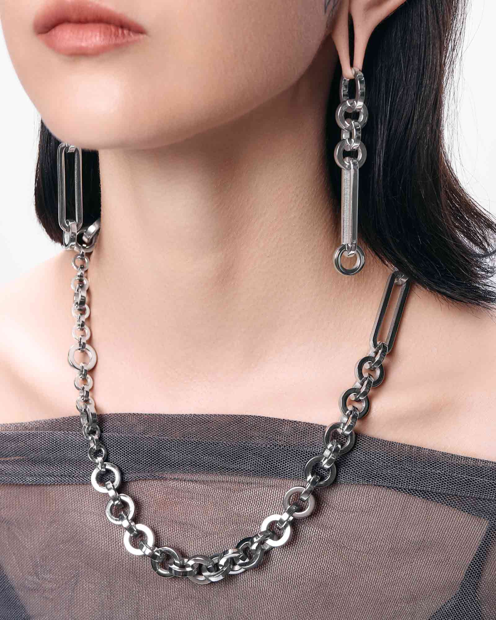 Paradox Necklace-Chain Necklaces- Silver - - Ask & Embla