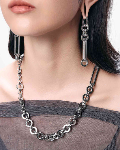 Paradox Necklace-Chain Necklaces- Silver - - Ask & Embla