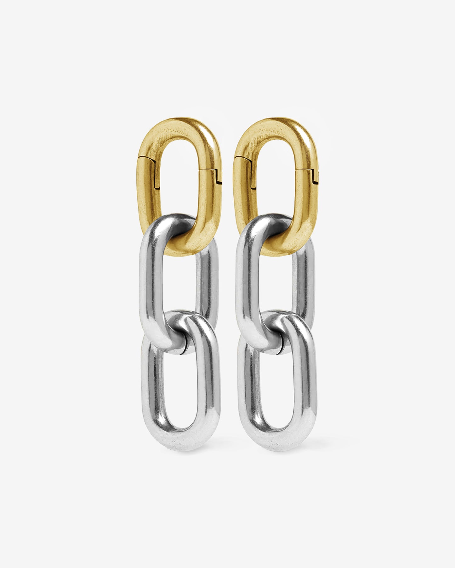 Galen Chain Hangers-Clicker Hangers- Two-toned (Gold and Silver) - 3-Link - Ask & Embla