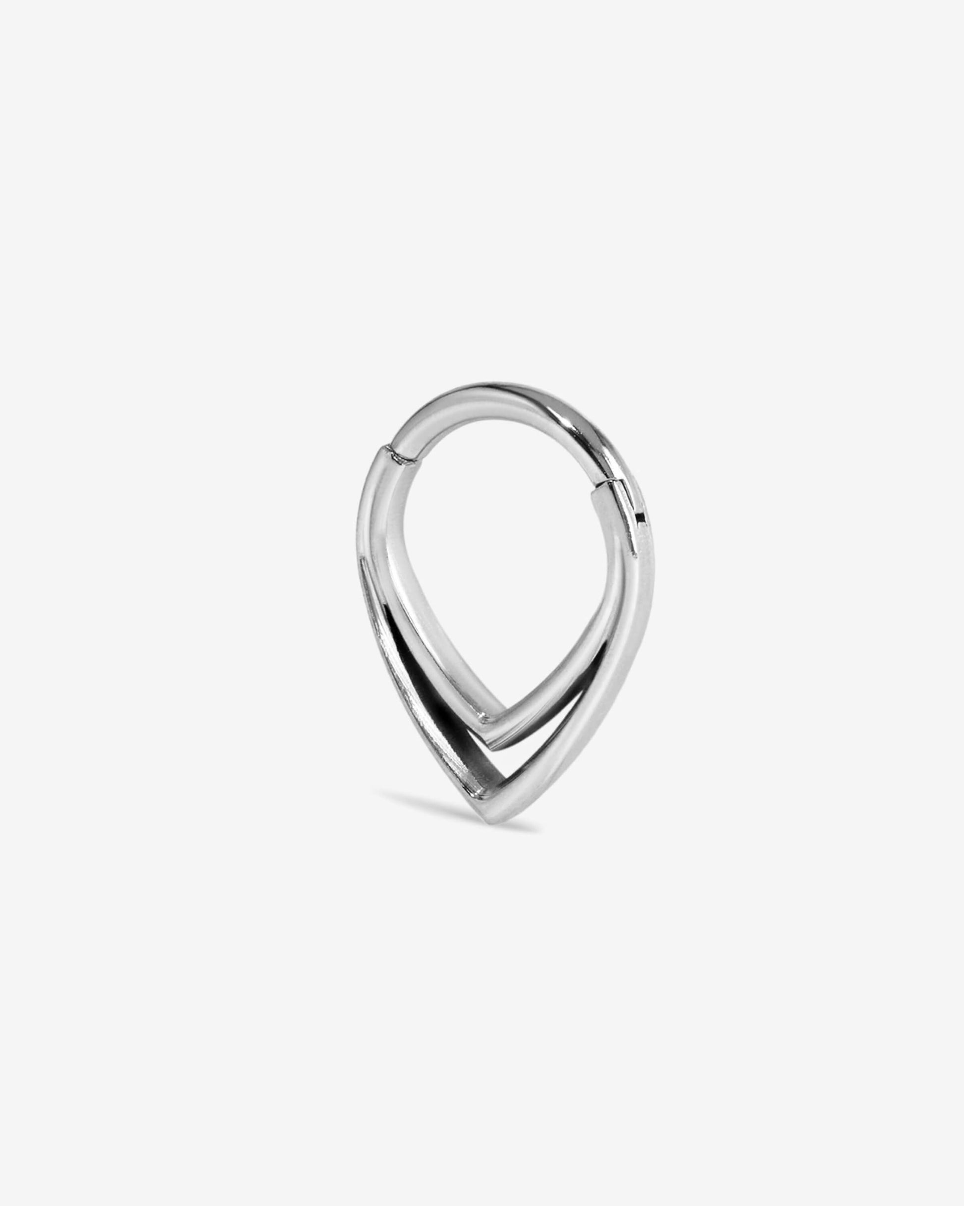 Ava Arrowhead Clicker-Clickers- Silver - 1.2mm (16g) - Ask & Embla