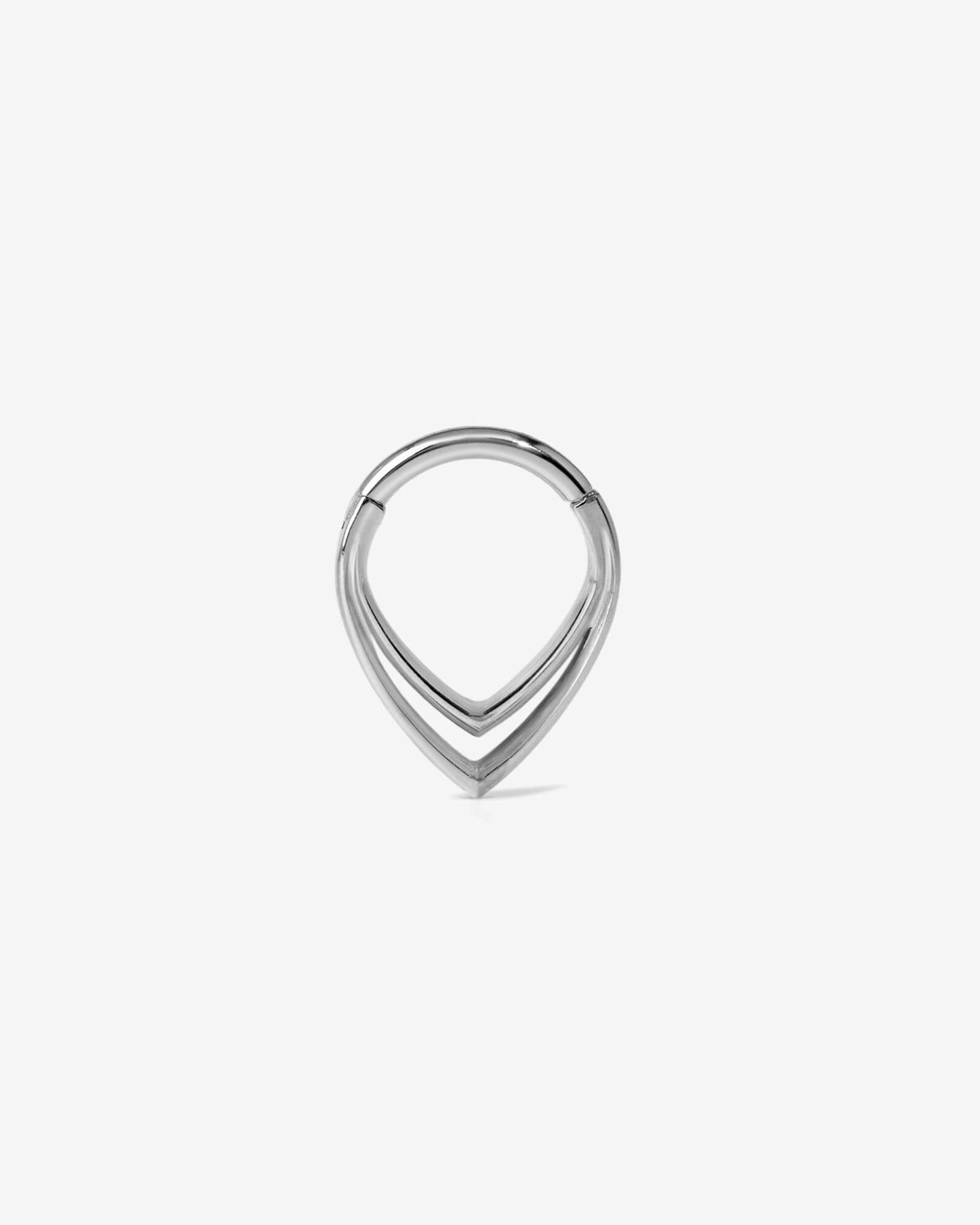 Ava Arrowhead Clicker-Clickers- Silver - 1.2mm (16g) - Ask & Embla