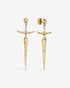Elandria Earrings-Ear Dangles- Gold - - Ask & Embla