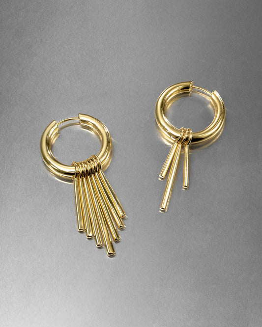 Maya Sunbeam Earrings-Ear Dangles- Gold - - Ask & Embla