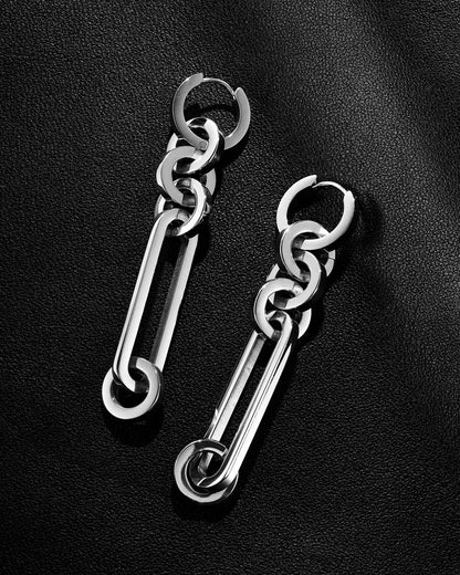 Paradox Earrings-Ear Dangles- Silver - - Ask & Embla