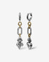 The Sacrament Earrings-Ear Dangles- Two-toned (Gold and Silver) - - Ask & Embla