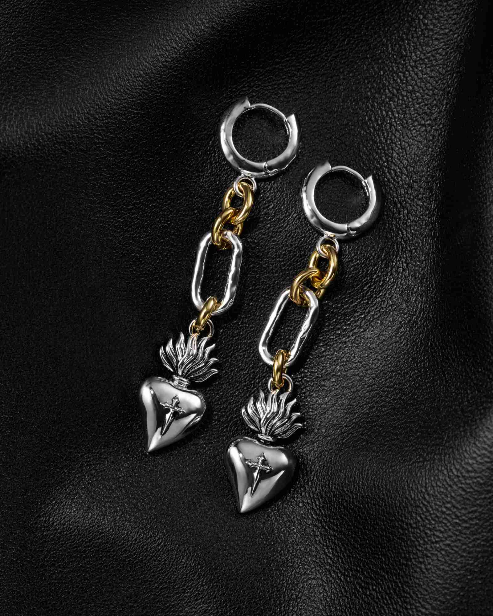 The Sacrament Earrings-Ear Dangles- Silver - - Ask & Embla