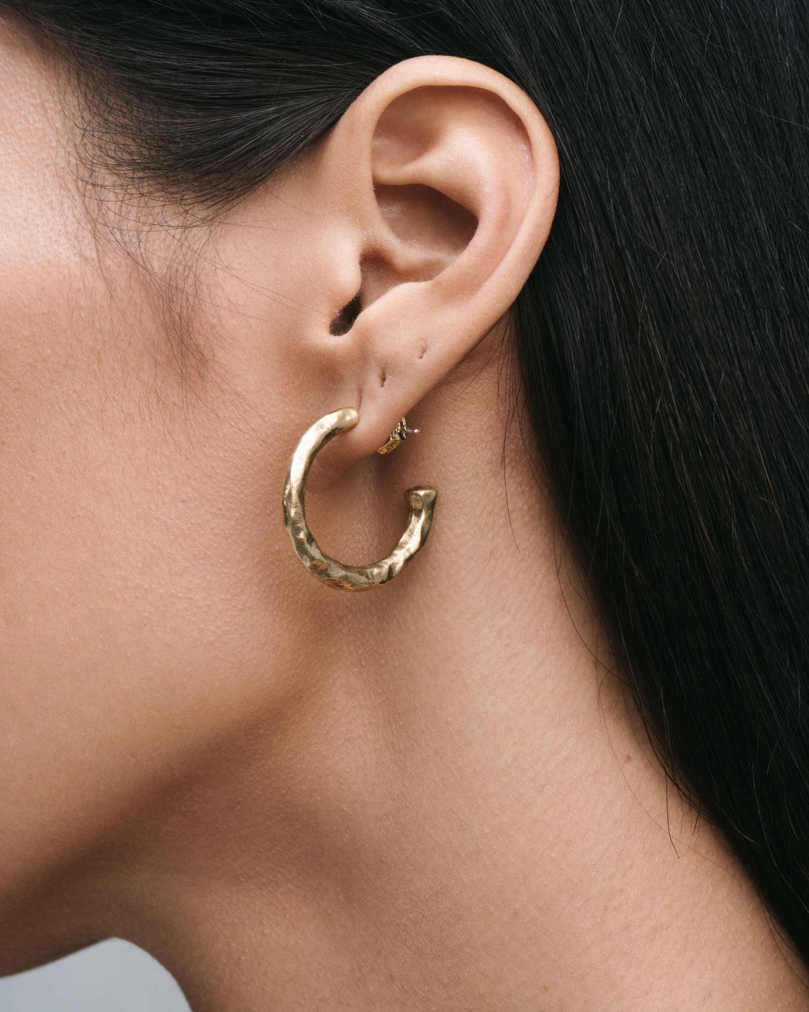 Synthesis Earrings No. 2-Ear Hoops- Silver - - Ask & Embla