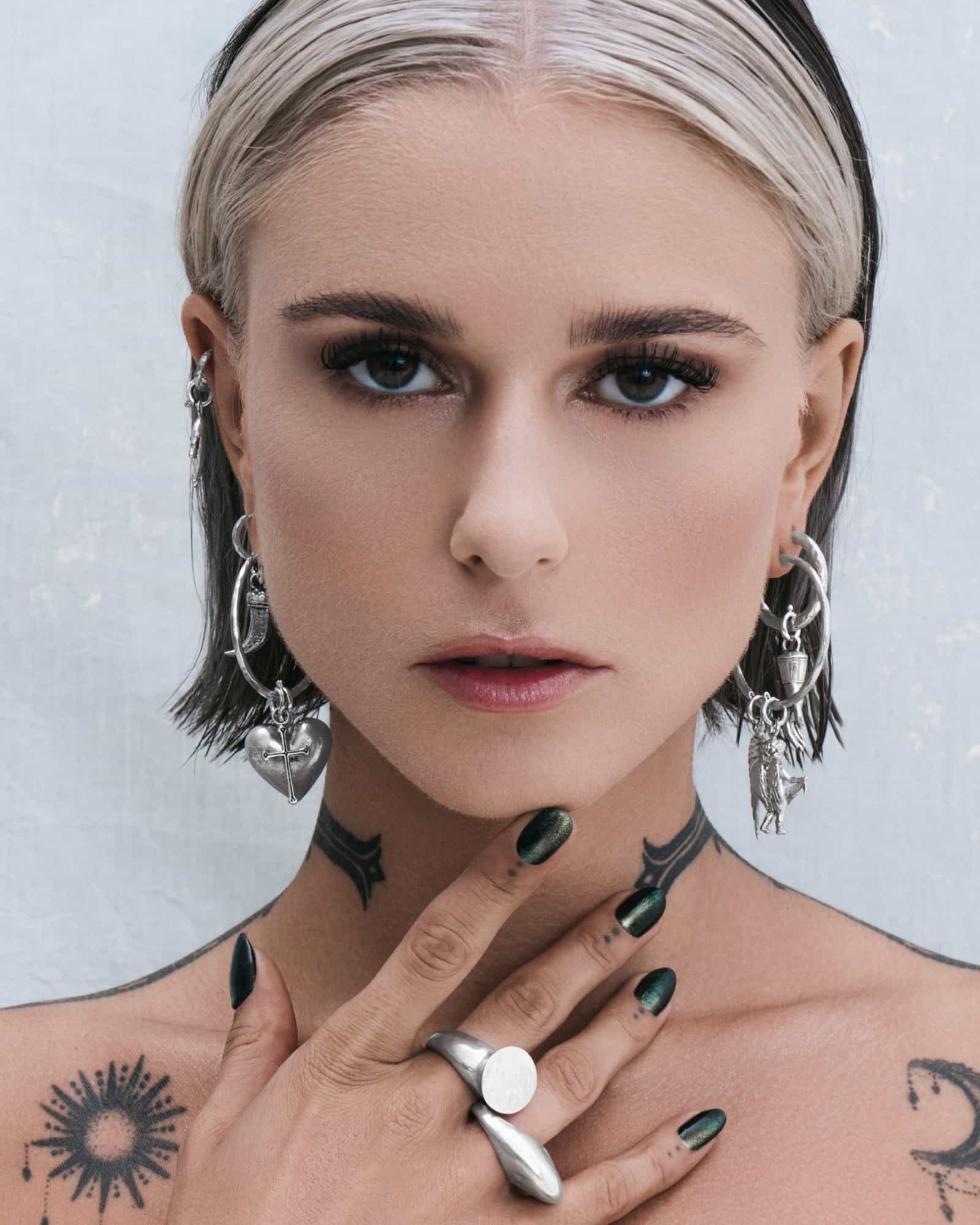 Synthesis Earrings No. 2-Ear Hoops- Silver - - Ask & Embla