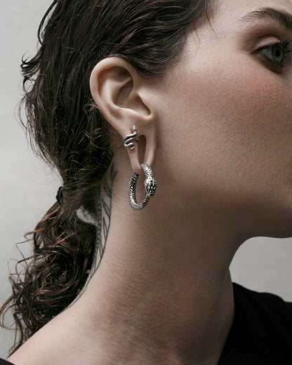 Sin Serpent Lobe Cuffs™️-Lobe Cuffs™- 7mm - Gold - Ask & Embla