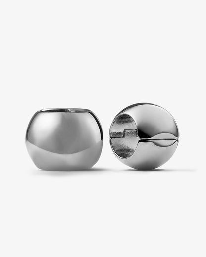 Light Lantern Lobe Cuffs™-Lobe Cuffs™- Silver - 6mm - Ask & Embla