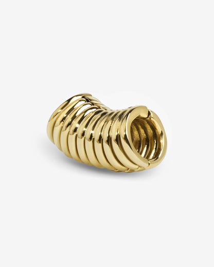Ringed Lobe Cuffs™️-Lobe Cuffs™- Silver - Short Cuff, 8mm drop - Ask & Embla