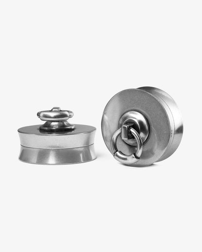 Portal Plugs-Plugs- Silver - 8mm (0g) - Ask & Embla