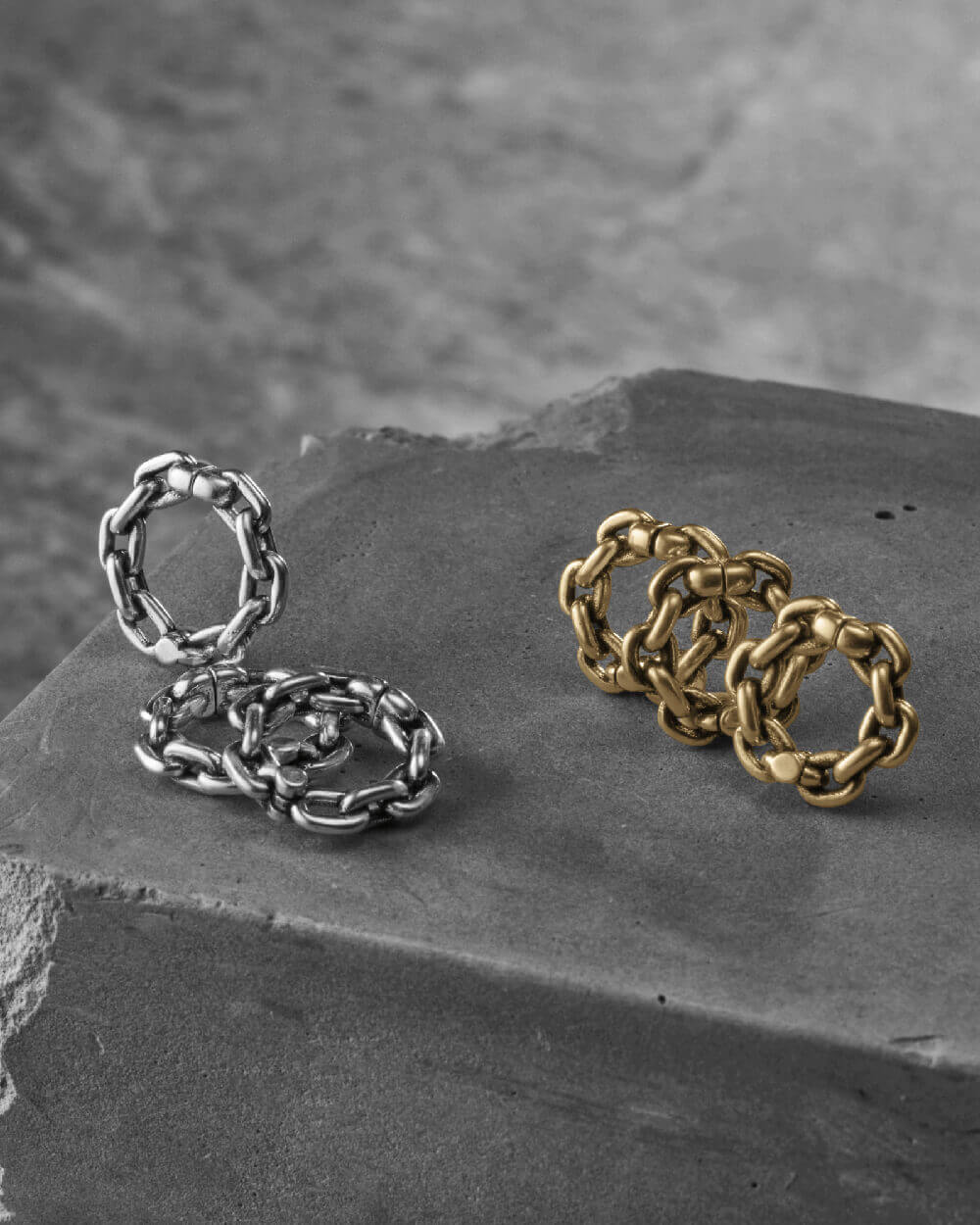 Seize Ring Stacks-Ring Stacks- Silver - 6mm - Ask & Embla