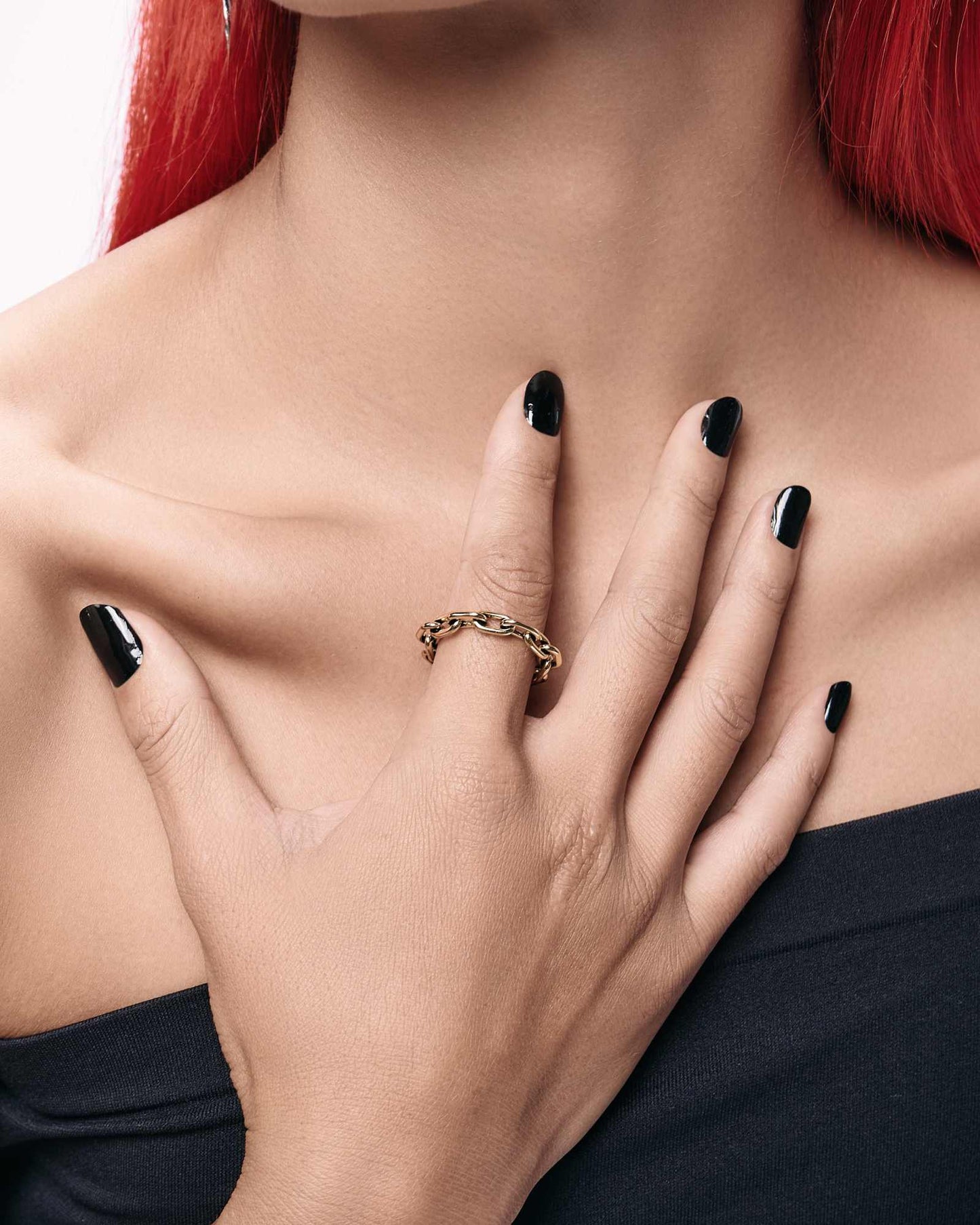 Cellar Chain Ring-Rings- Gold - US6 - Ask & Embla