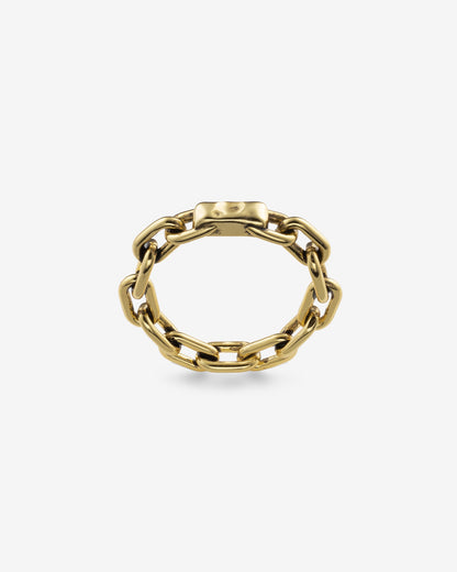 Cellar Chain Ring-Rings- Gold - US6 - Ask & Embla