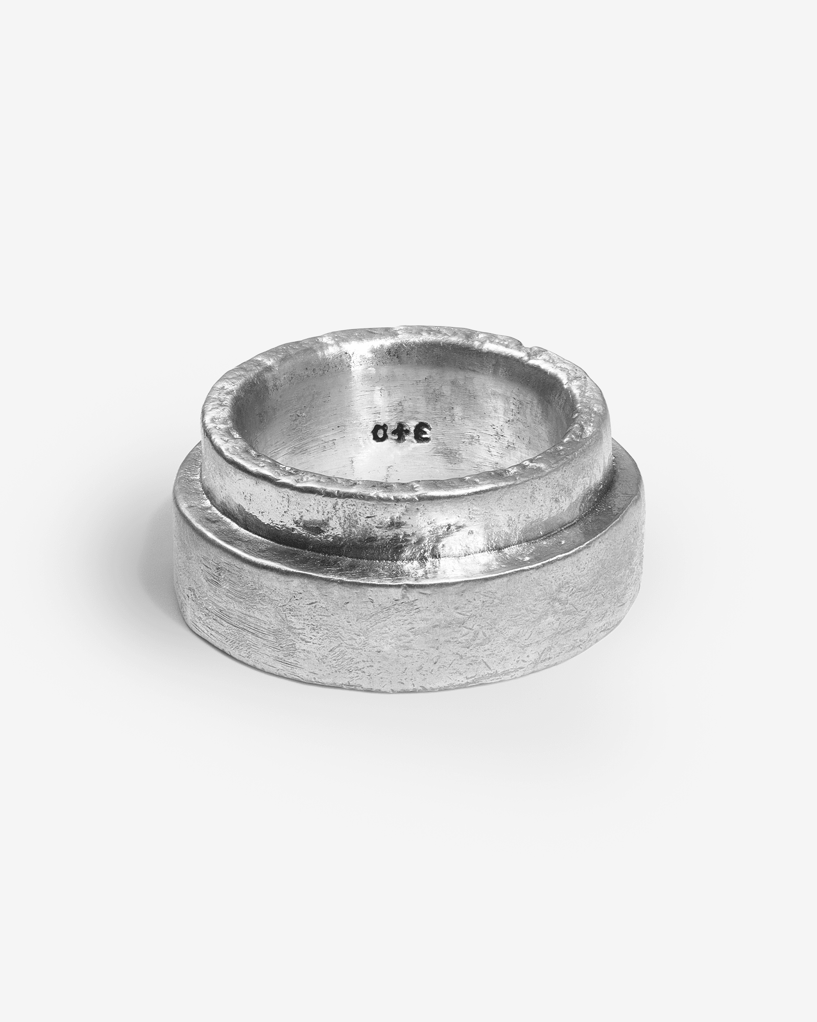 Temple Step Ring-Rings- Silver - US6 - Ask & Embla