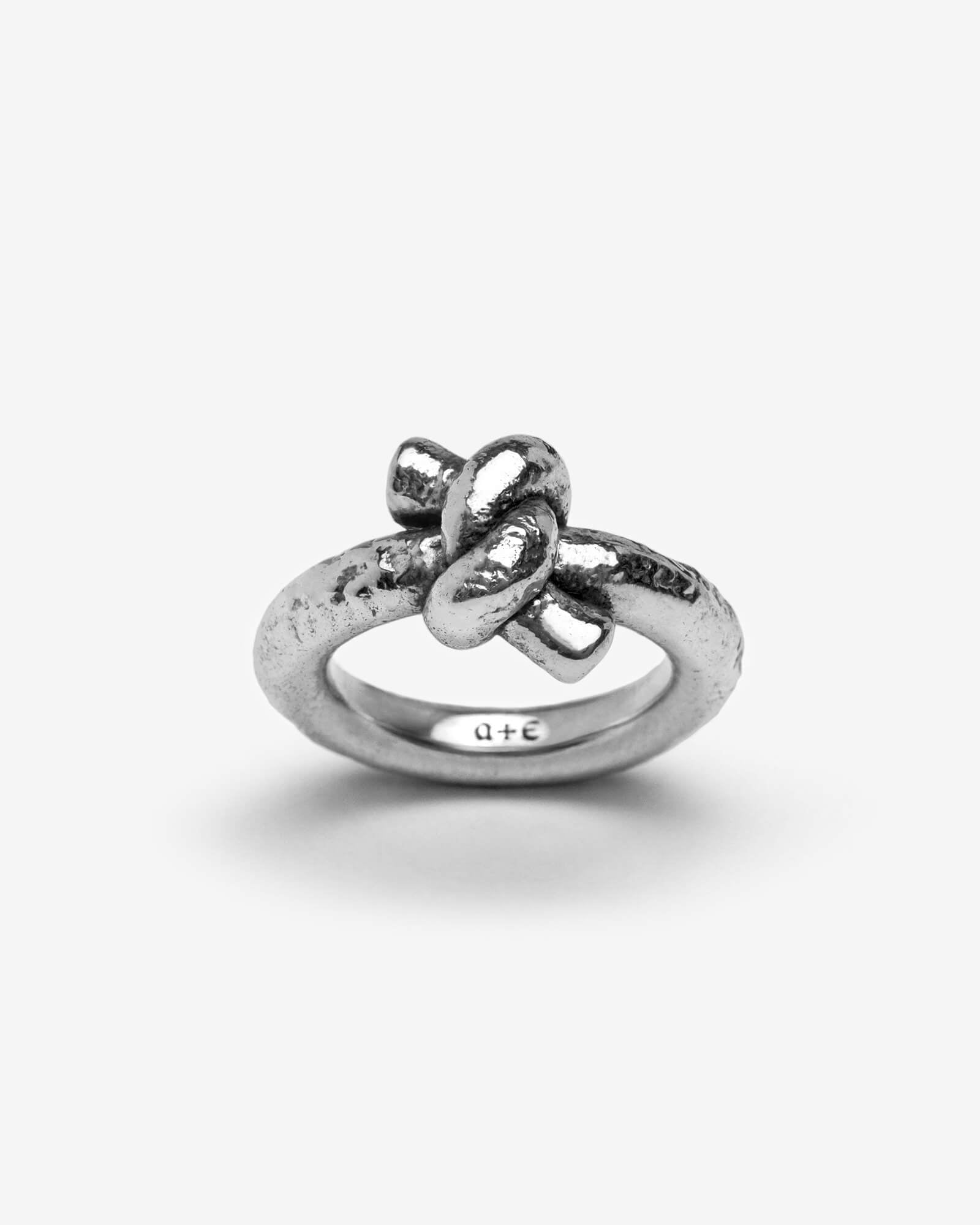Infinity Knot Ring-Rings- US5 - Silver - Ask & Embla