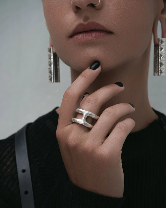 Phantom Ring-Rings- US5 - Silver - Ask & Embla