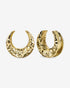Hammered Crescent Saddle Hangers-Saddle Hangers- Gold - 8mm (0g) - Ask & Embla