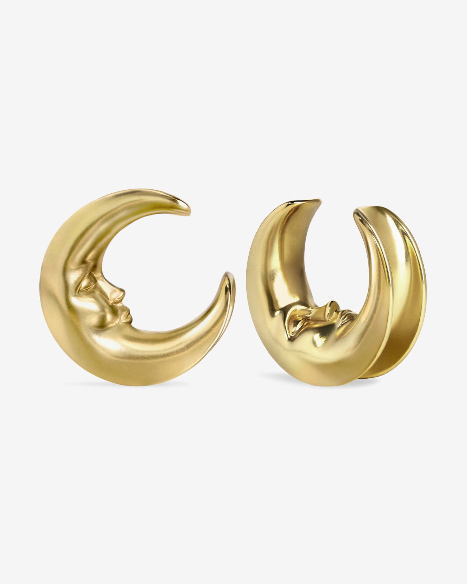 Lunar Moon Saddle Hangers-Saddle Hangers- Gold - 8mm (0g) - Ask & Embla