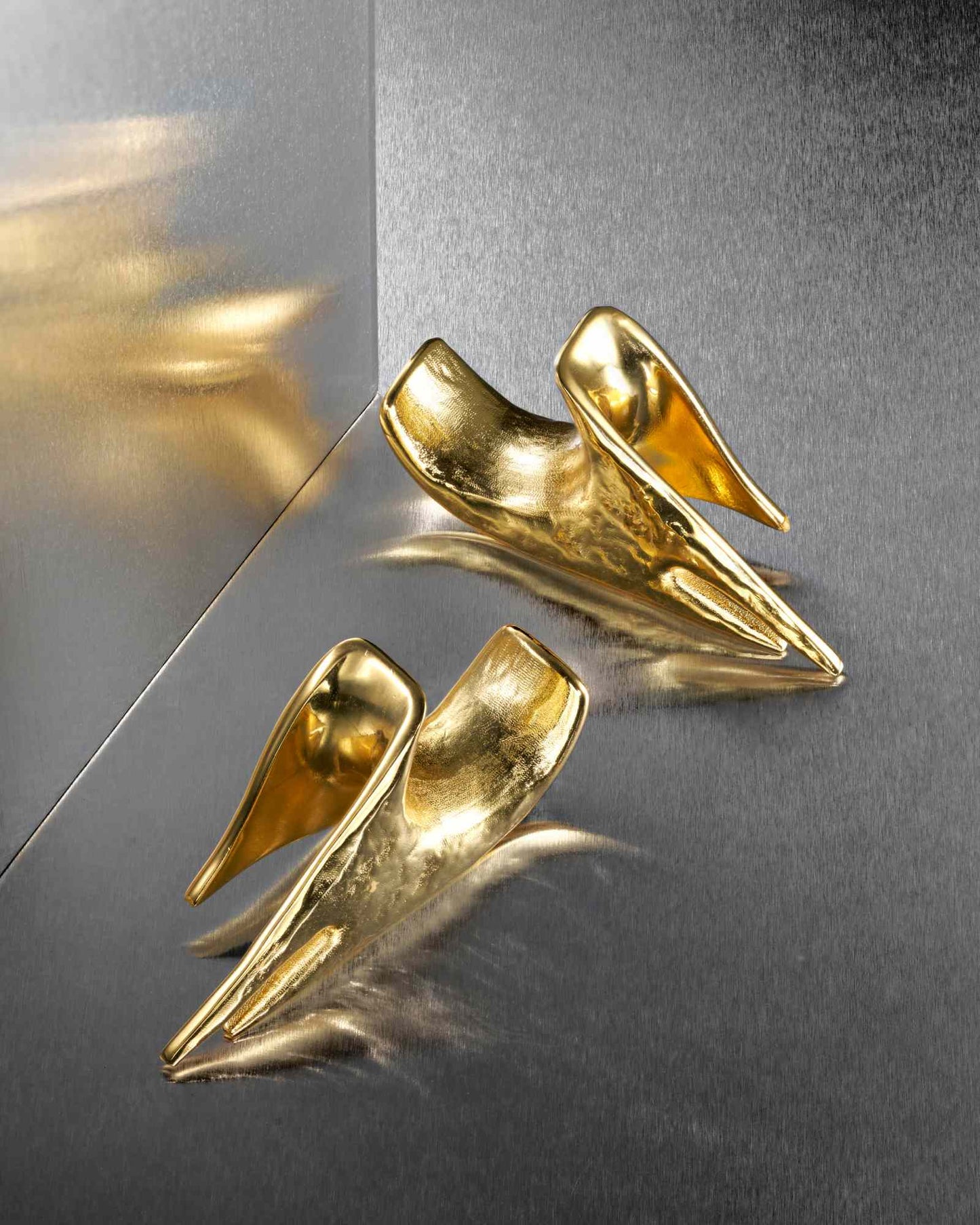 Seventh Saddle Hangers-Saddle Hangers- 8mm (0g) - Gold - Ask & Embla