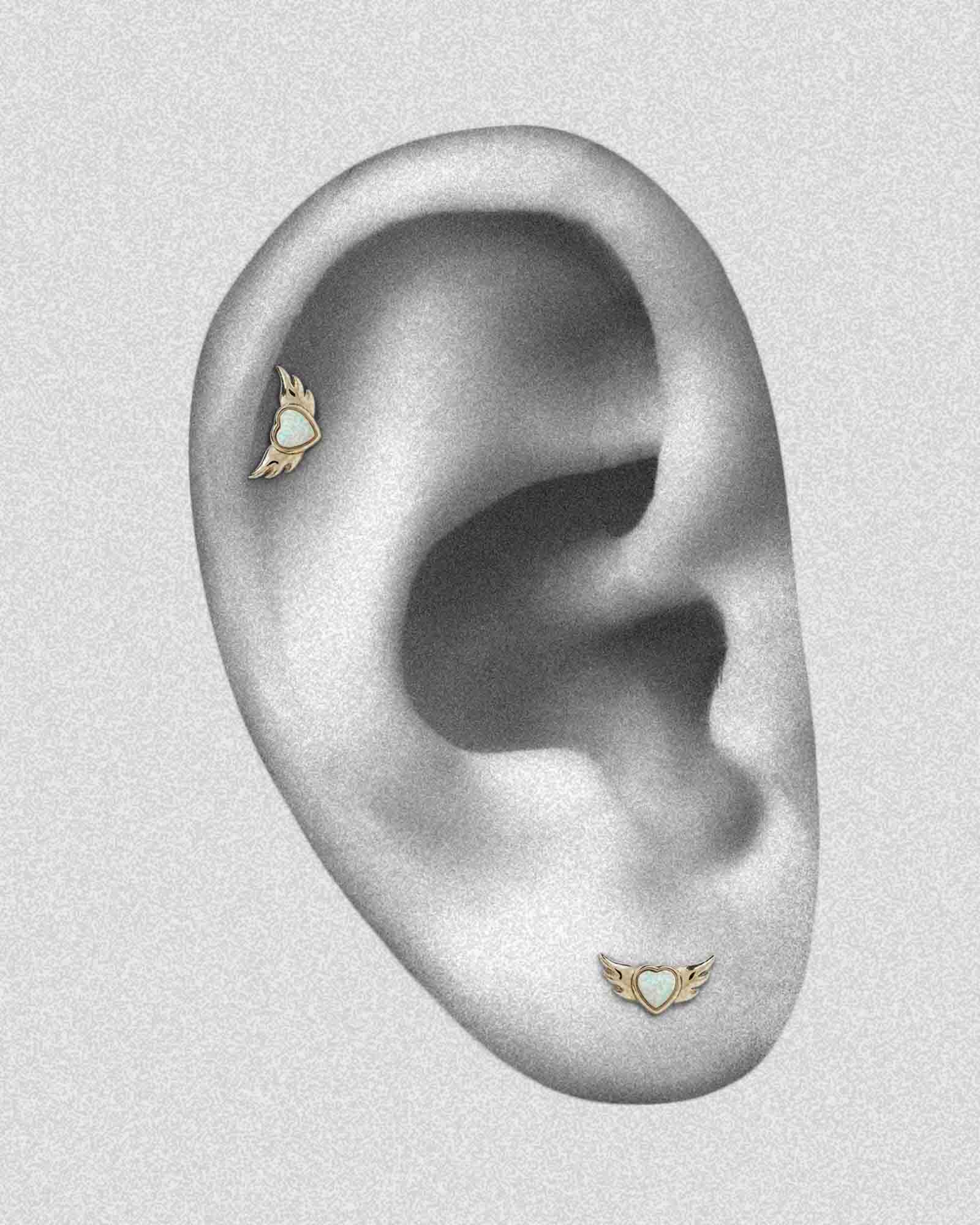 Liberty Threadless End (14K Gold)-Threadless Ends- - - Ask & Embla