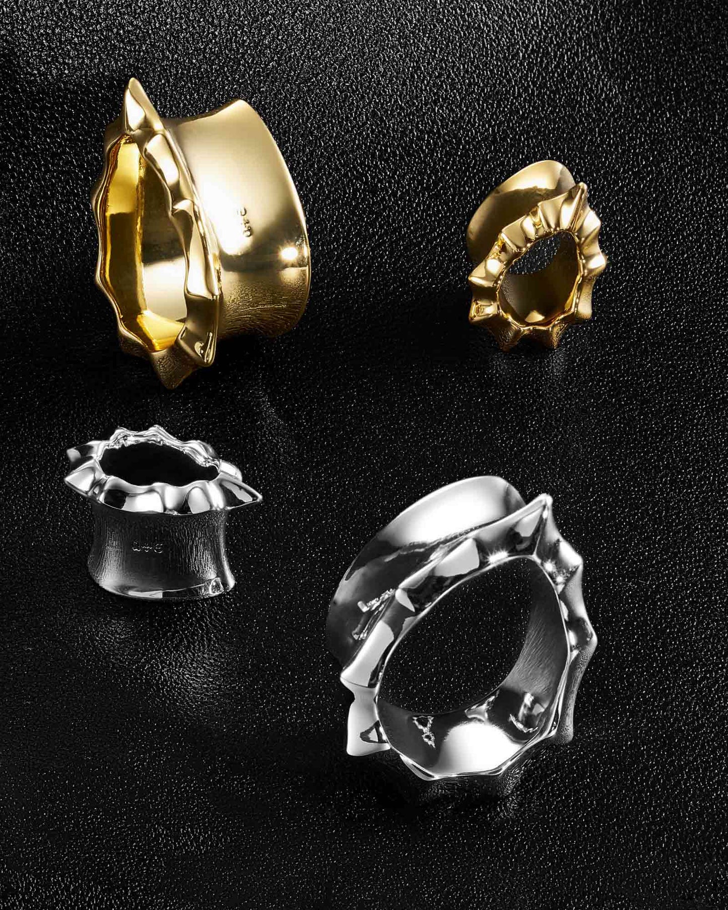Astral Tunnels-Tunnels- 8mm (0g) - Gold - Ask & Embla