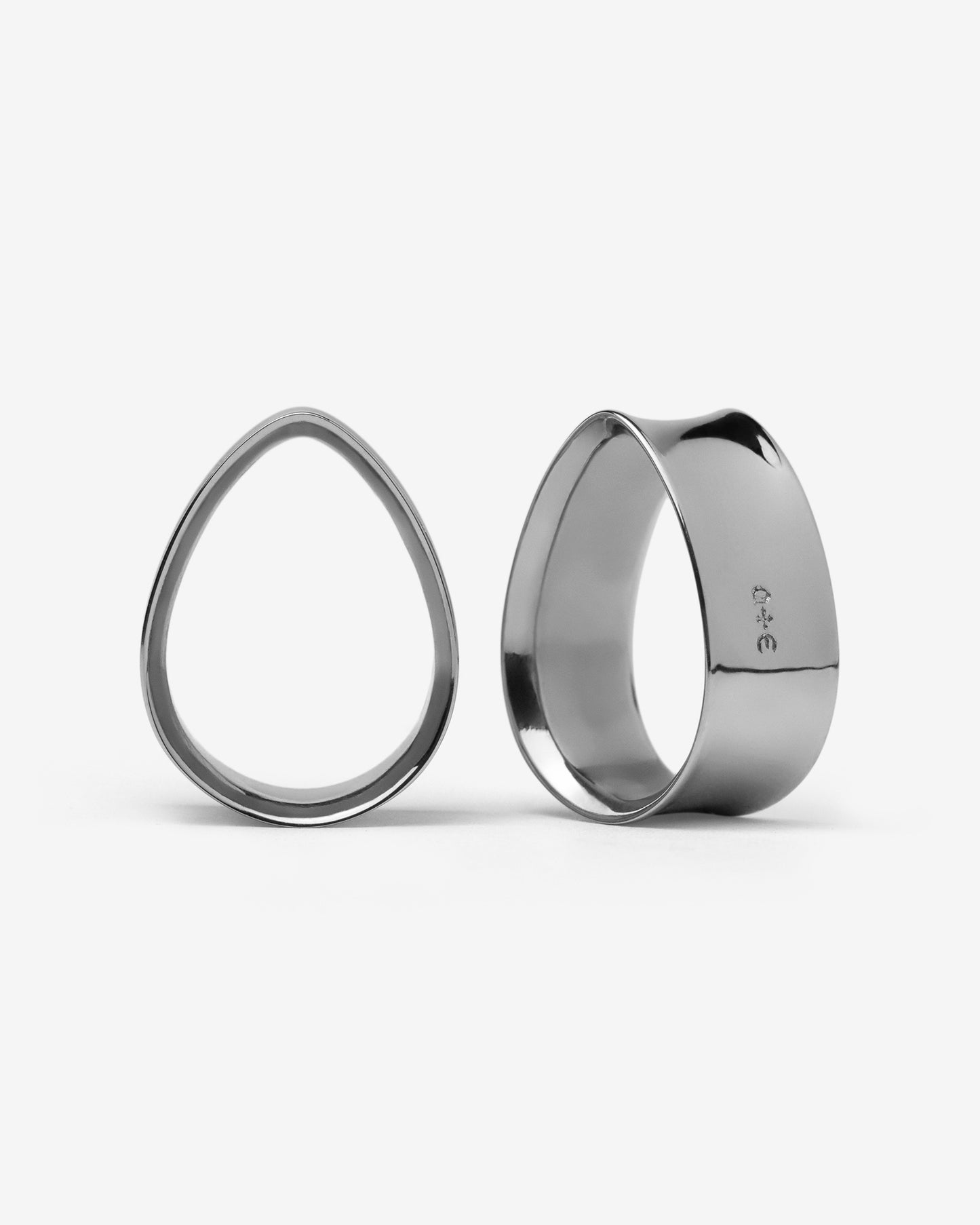 A&E Signature Minted Teardrop Tunnels-Tunnels- Silver - 8mm (0g) - Ask & Embla