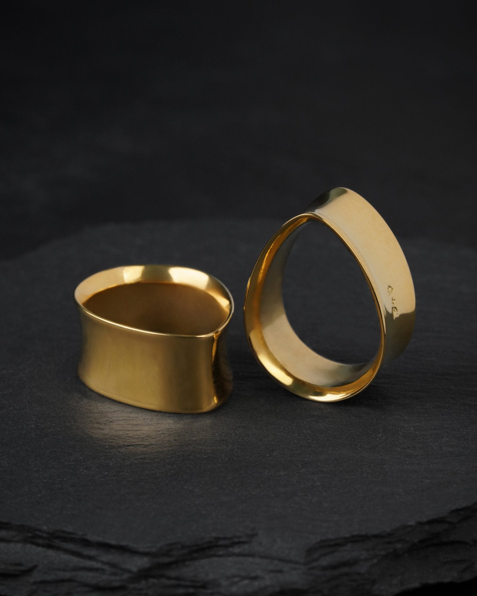 A&E Signature Minted Teardrop Tunnels-Tunnels- Gold - 8mm (0g) - Ask & Embla