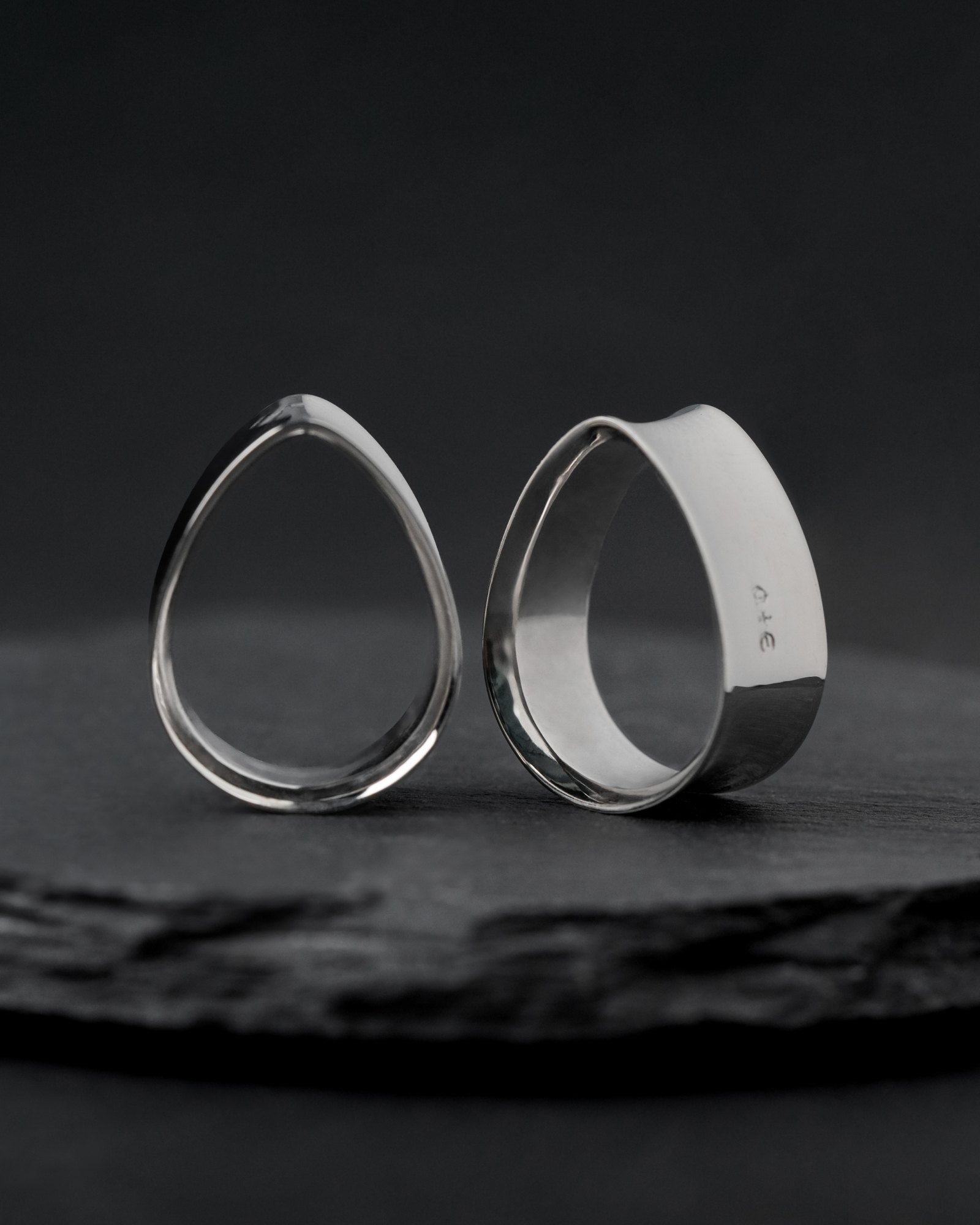 A&E Signature Minted Teardrop Tunnels-Tunnels- Gold - 8mm (0g) - Ask & Embla