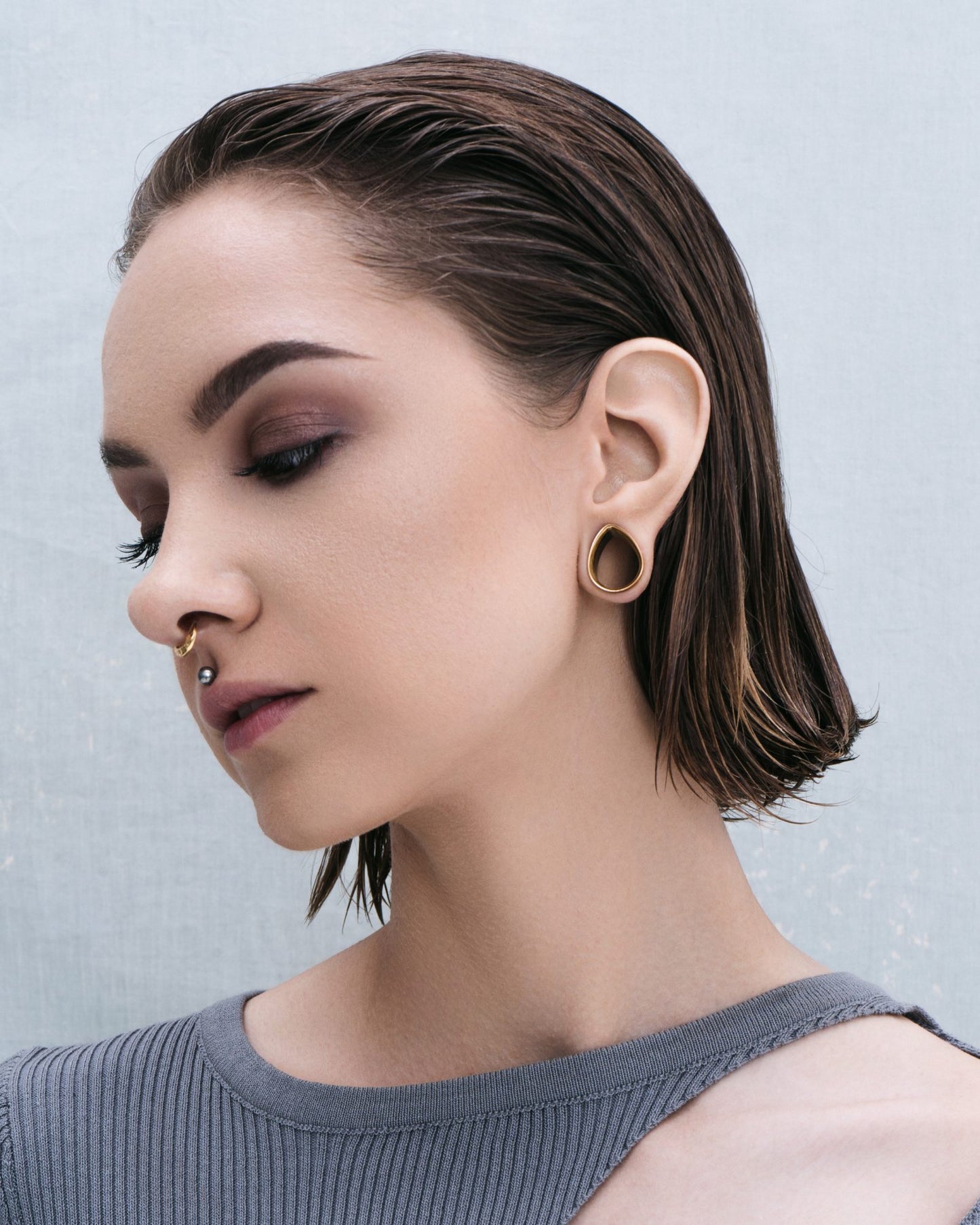 A&E Signature Minted Teardrop Tunnels-Tunnels- Gold - 8mm (0g) - Ask & Embla