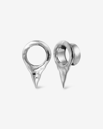 Erilon Tunnels-Tunnels- Silver - 8mm (0g) - Ask & Embla