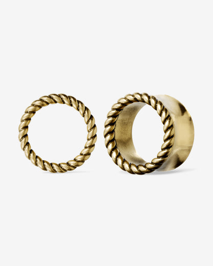 Reverie Rope Tunnels-Tunnels- Gold - 8mm (0g) - Ask & Embla