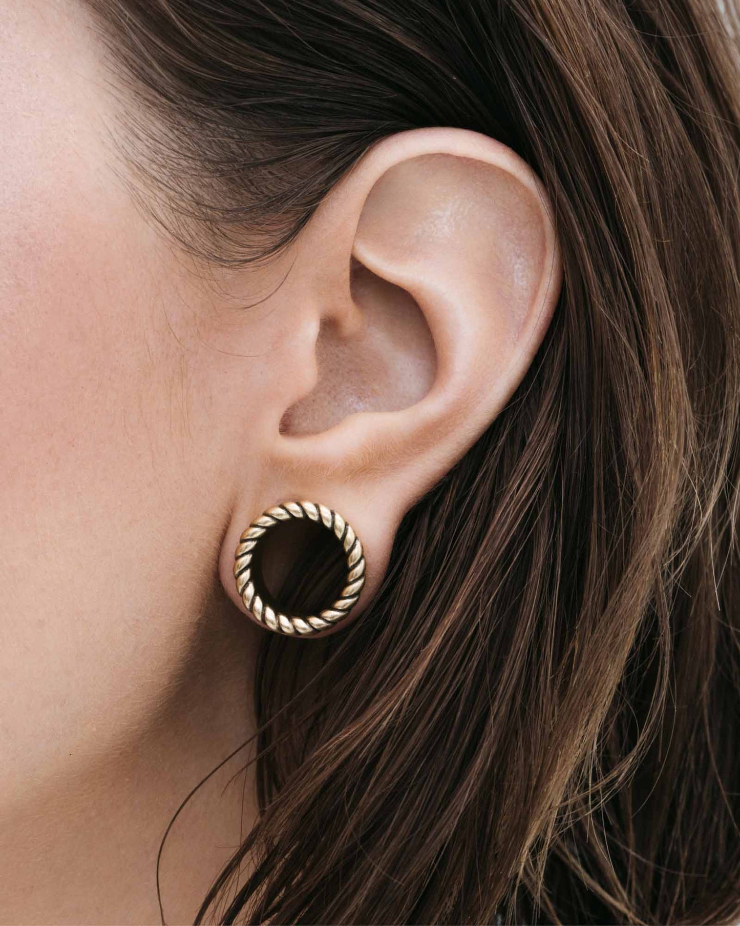 Reverie Rope Tunnels-Tunnels- Gold - 8mm (0g) - Ask & Embla