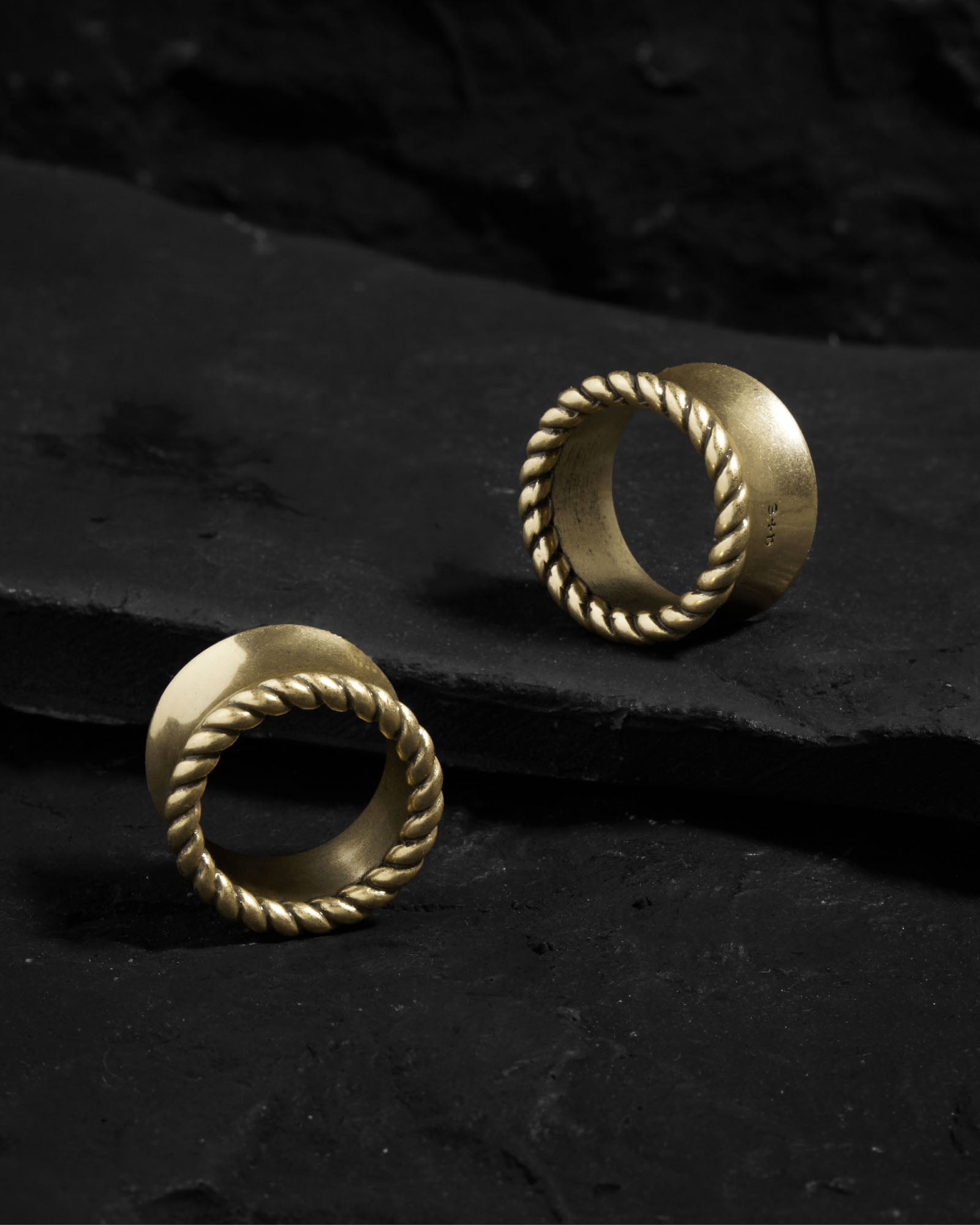 Reverie Rope Tunnels-Tunnels- Gold - 8mm (0g) - Ask & Embla