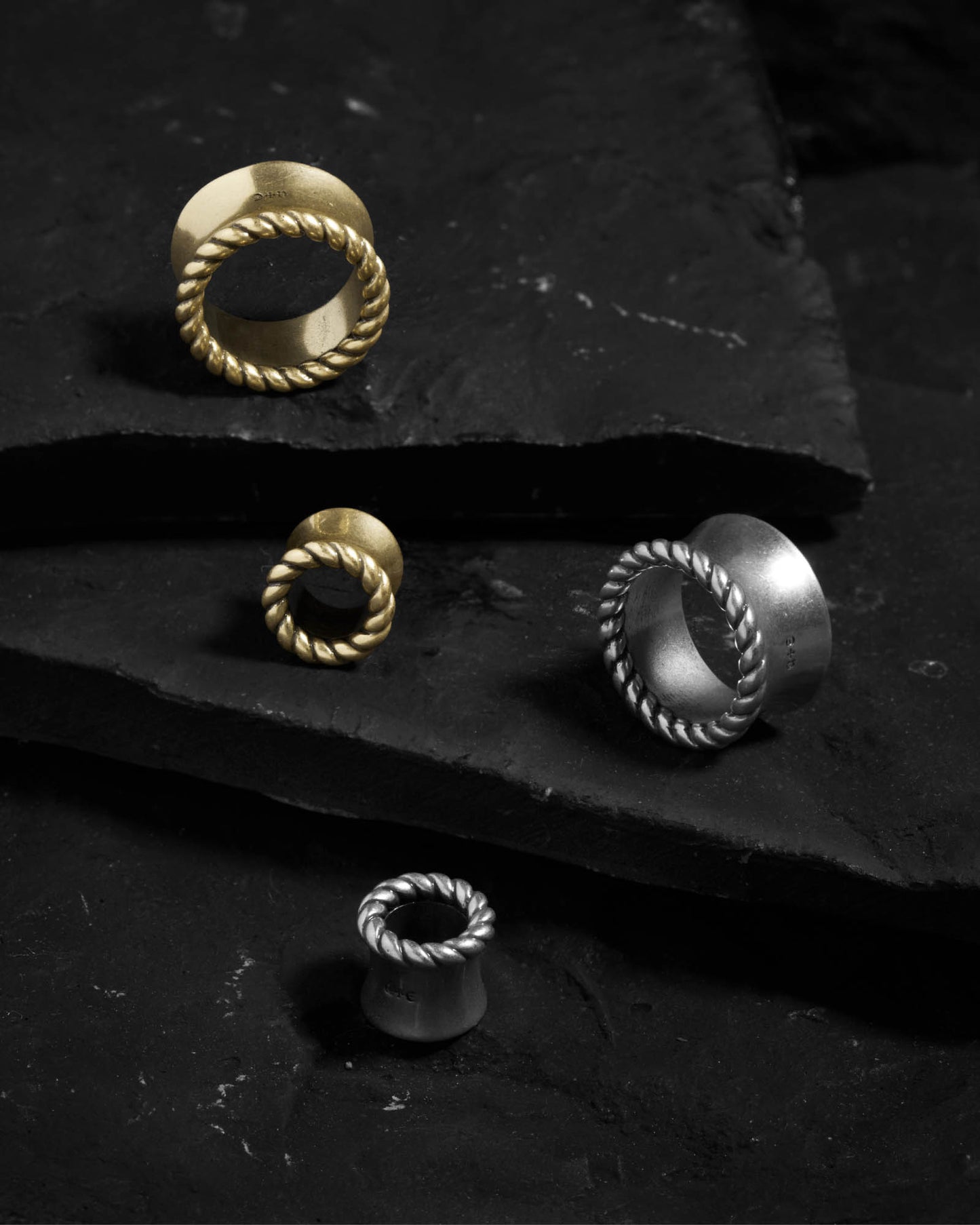 Reverie Rope Tunnels-Tunnels- Gold - 8mm (0g) - Ask & Embla