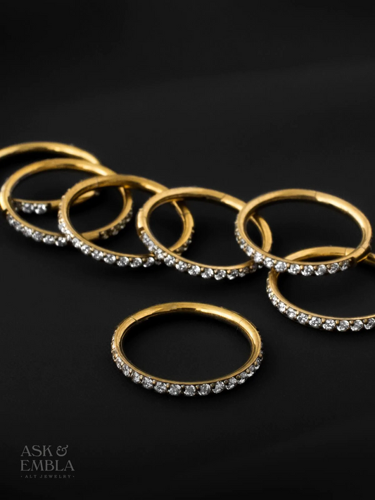 Bejewelled Ring Stack (mehrere kombinierte Ringe)  