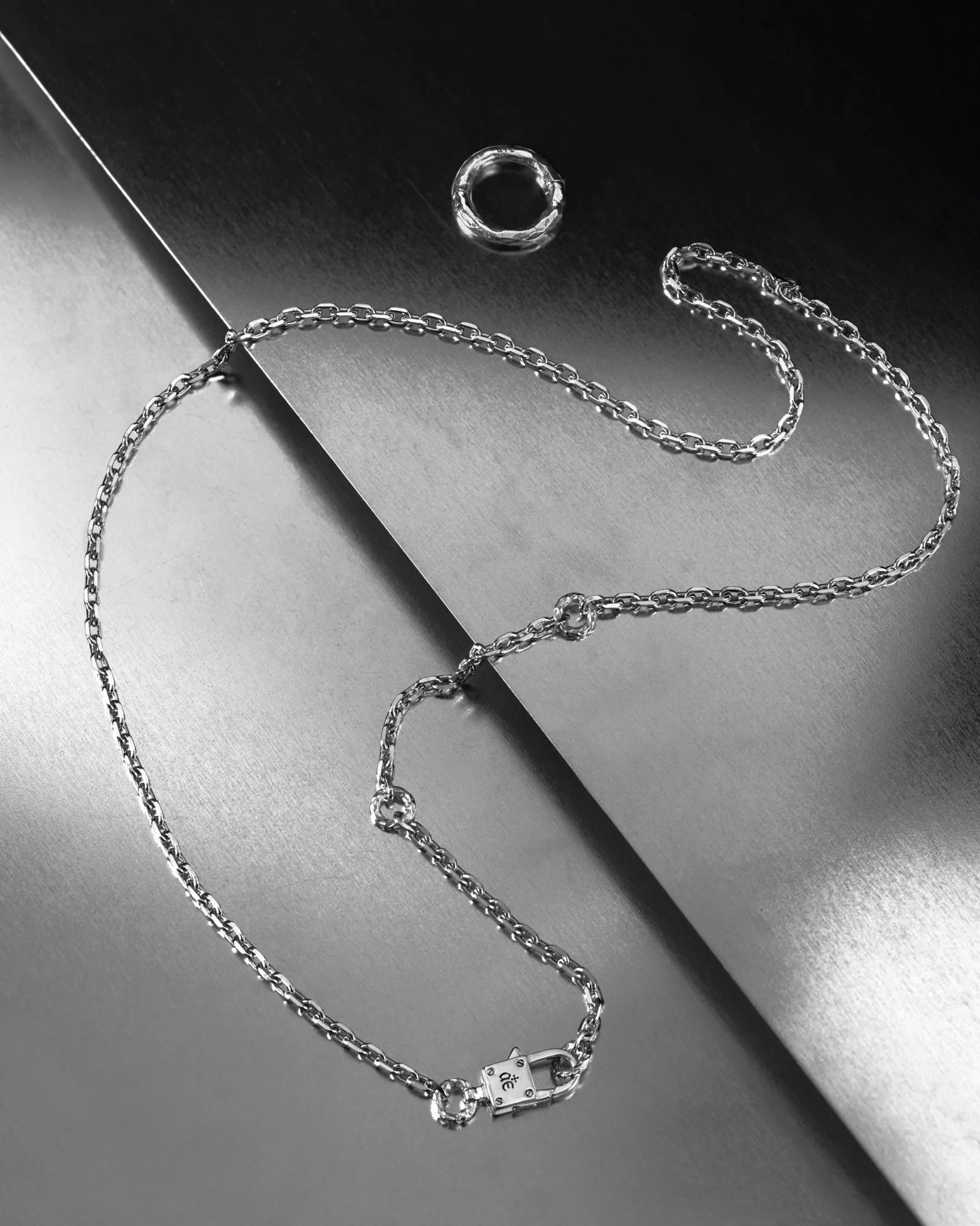 Synth Necklace – 925 Silver-Chain Necklace- Silver - 55 CM - Ask & Embla